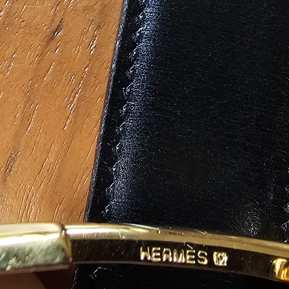 HERMES Reversible H belt Tan Black Size 70 XS - Picture 7 of 11